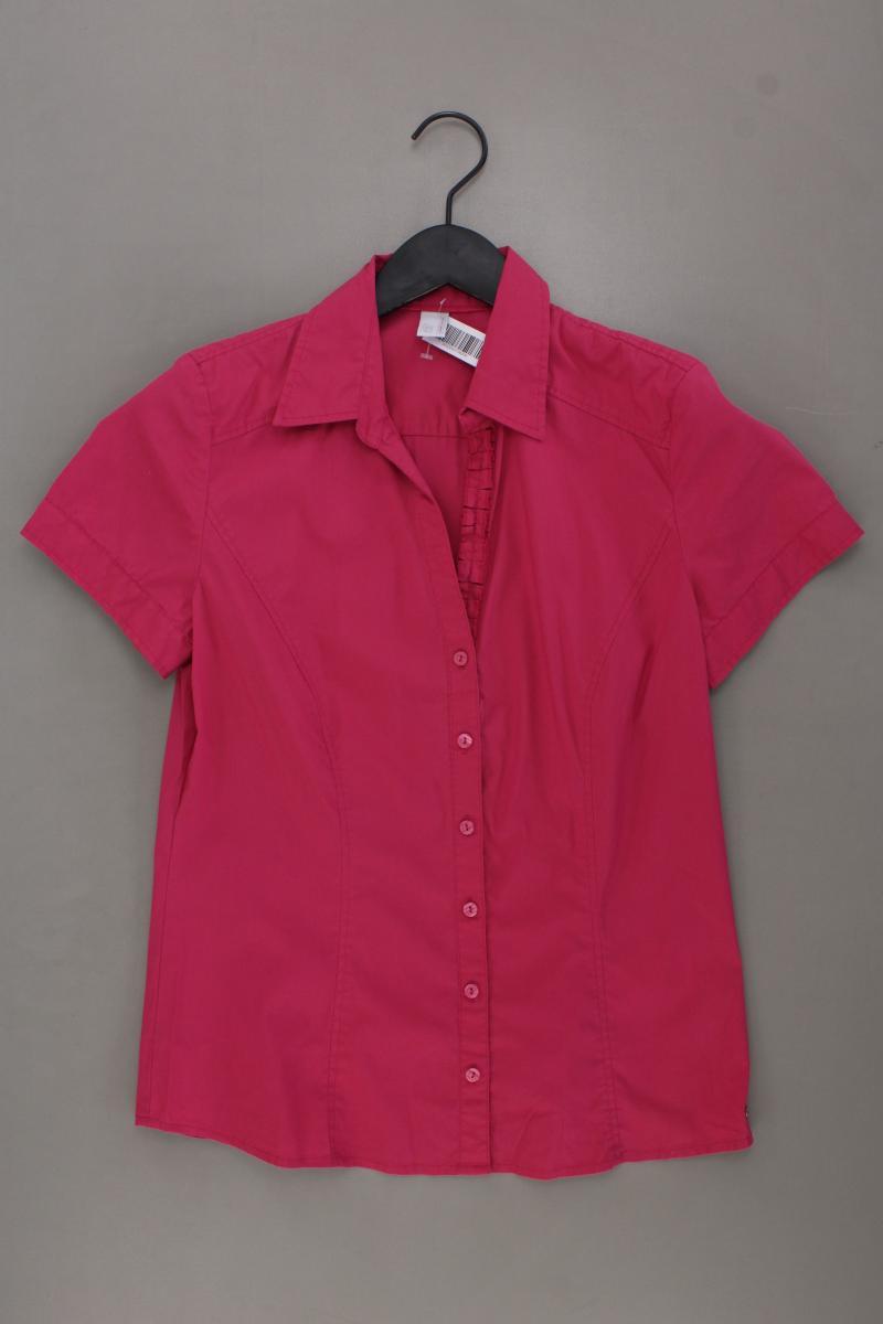 s.Oliver Kurzarmbluse Gr. 38 pink aus Baumwolle