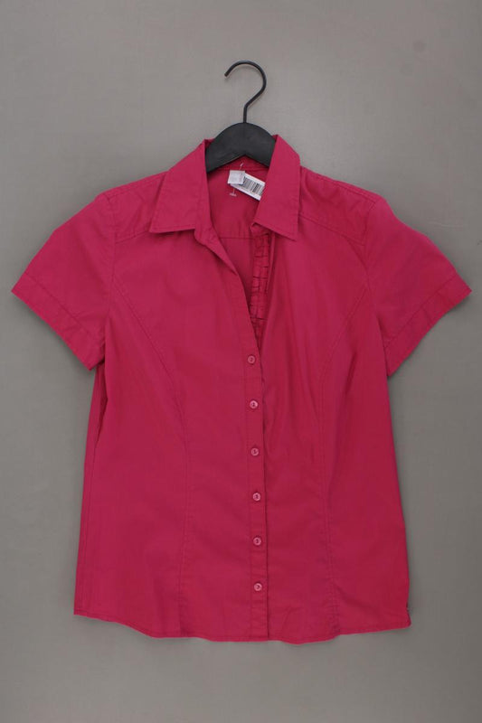 s.Oliver Kurzarmbluse Gr. 38 pink aus Baumwolle