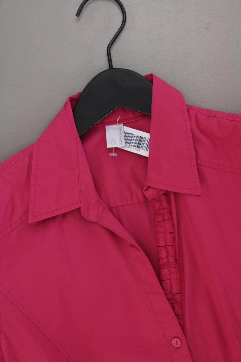 s.Oliver Kurzarmbluse Gr. 38 pink aus Baumwolle