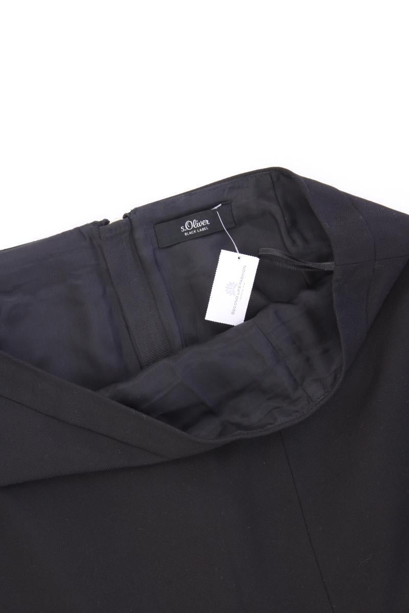 s.Oliver Black Label Bleistiftrock Gr. 36 schwarz aus Polyester