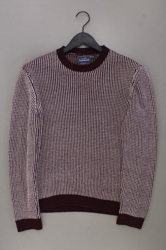 Topman Feinstrickpullover für Herren Gr. M rot aus Polyacryl