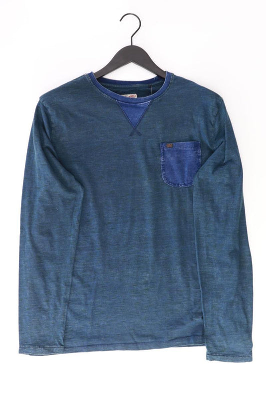 Petrol Industries Longsleeve-Shirt für Herren Gr. XL Langarm blau aus Baumwolle