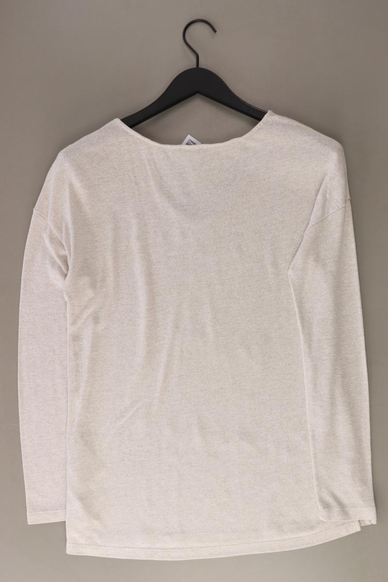 Street One Feinstrickpullover Gr. 36 mit Pailletten creme aus Viskose