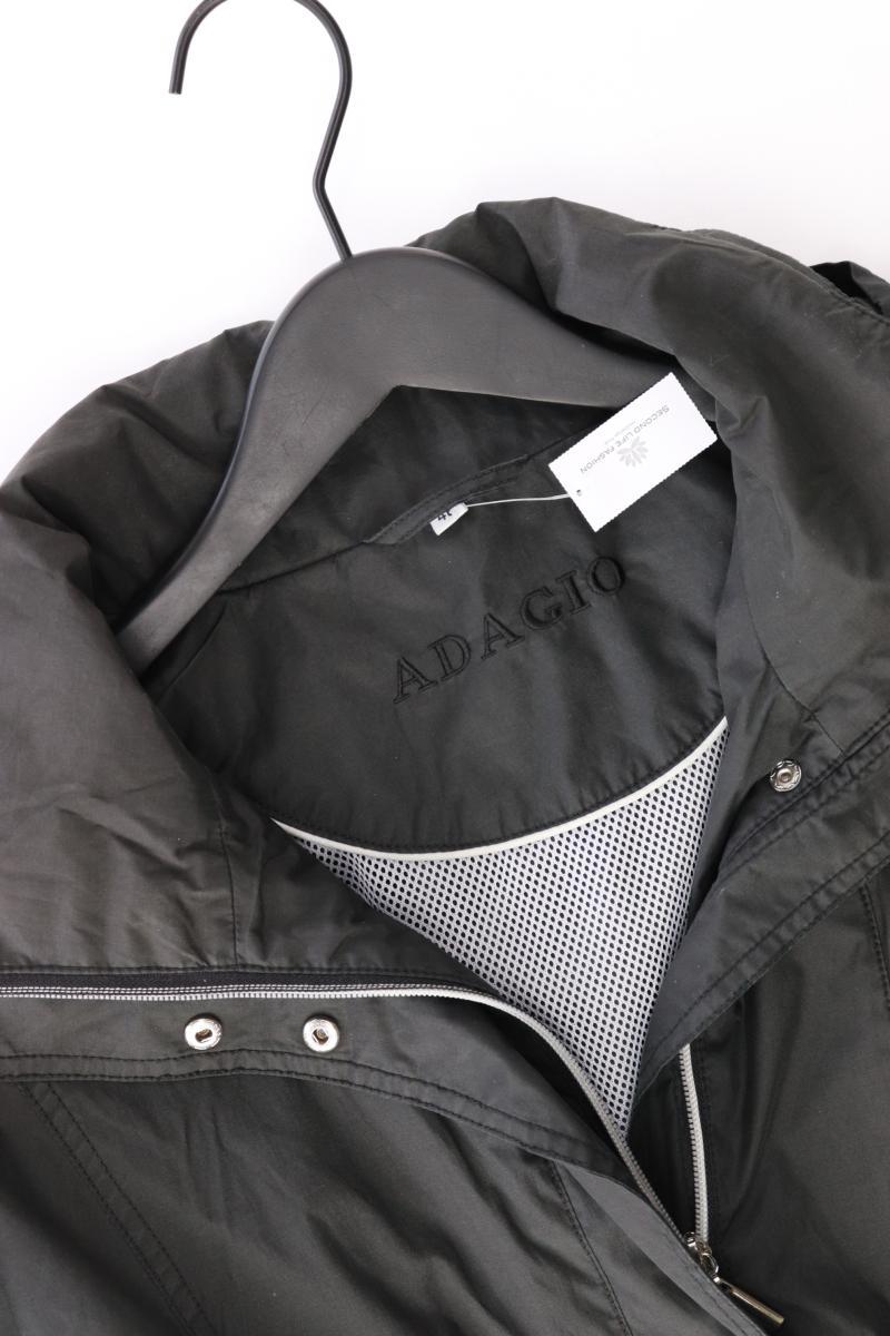 Adagio Lange Jacke Gr. 46 schwarz aus Polyester
