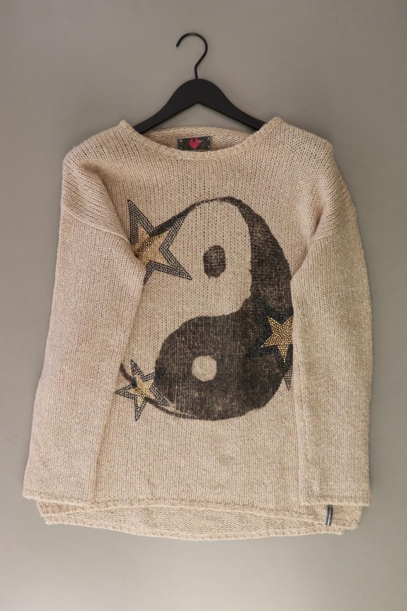 Lieblingsstück Grobstrickpullover Gr. 42 creme aus Polyacryl