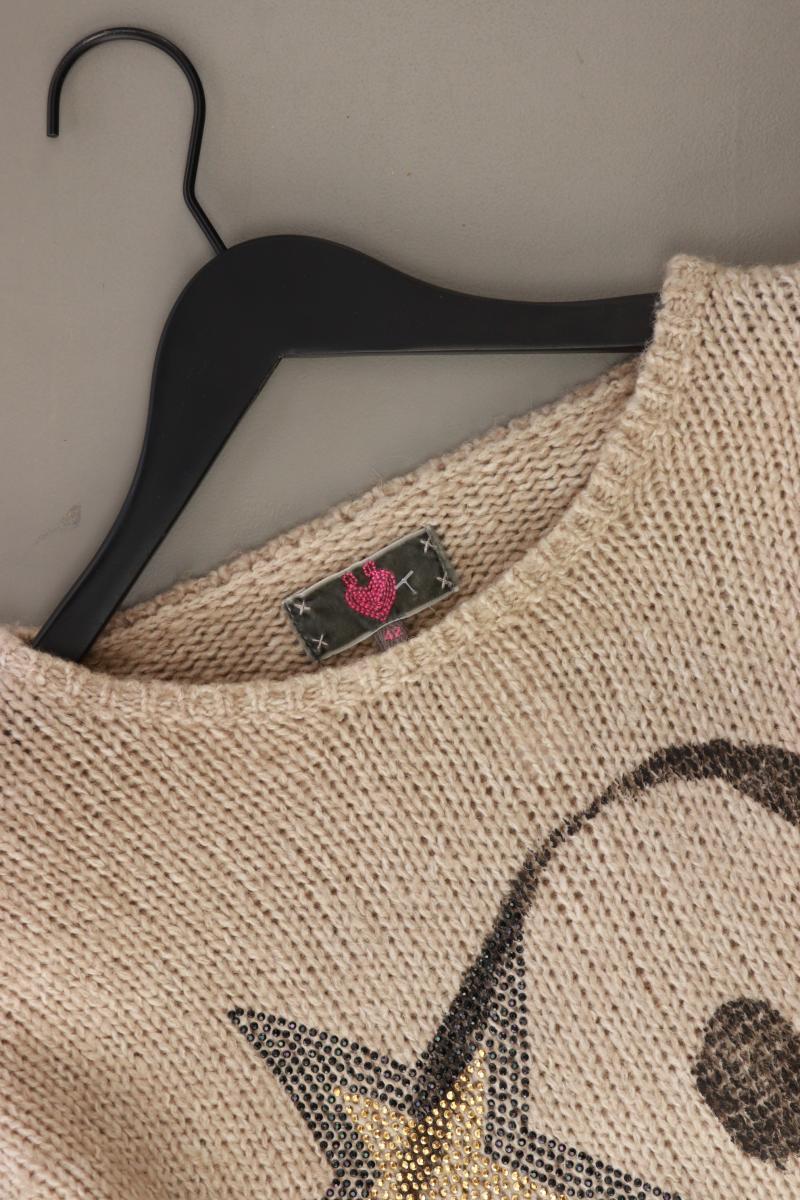 Lieblingsstück Grobstrickpullover Gr. 42 creme aus Polyacryl