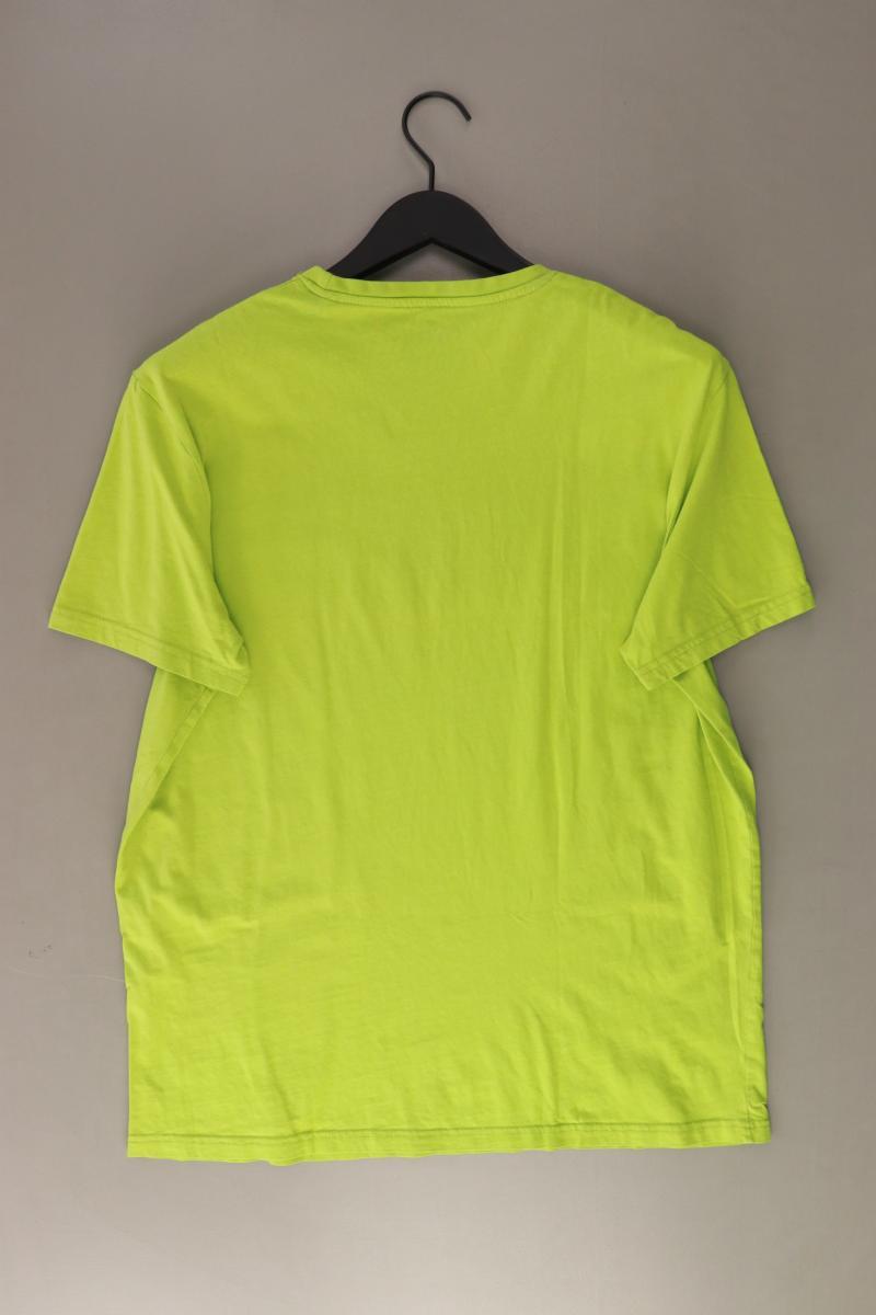 Tom Tailor Printshirt für Herren Gr. XL Kurzarm grün aus Baumwolle