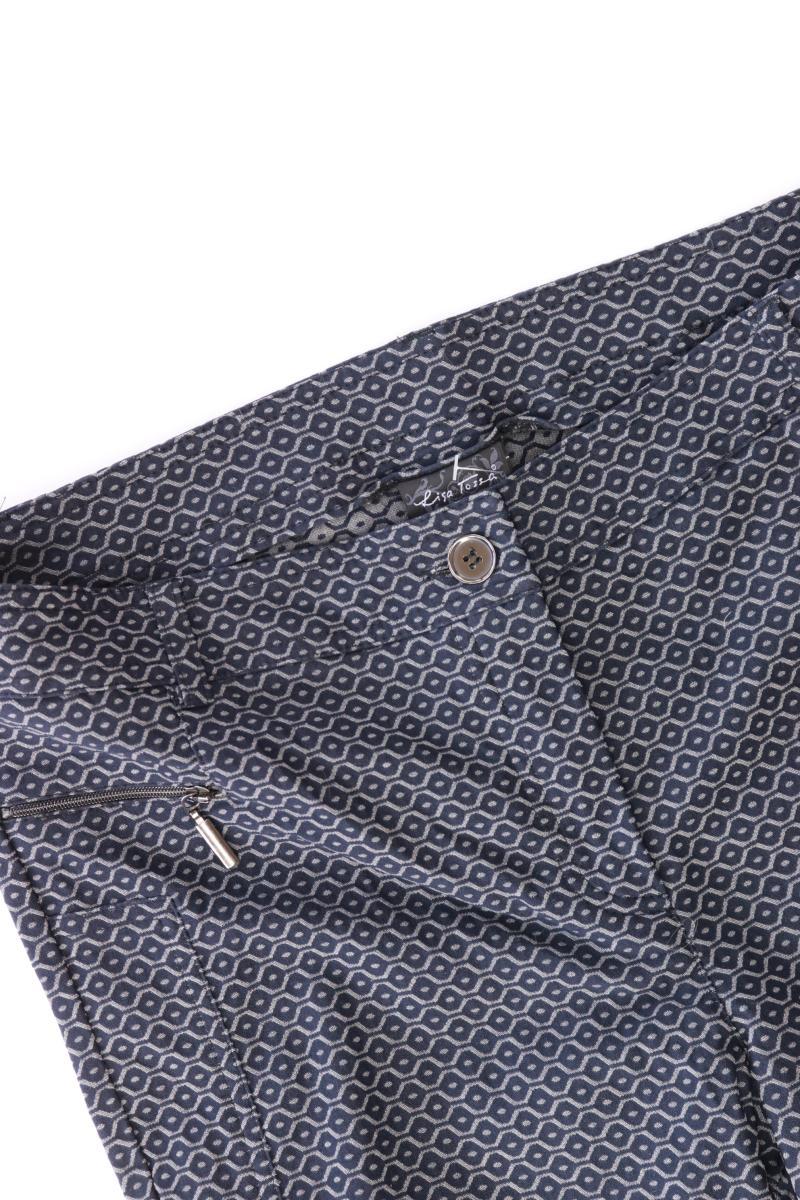 Lisa Tossa Stoffhose Gr. 42 schwarz aus Baumwolle