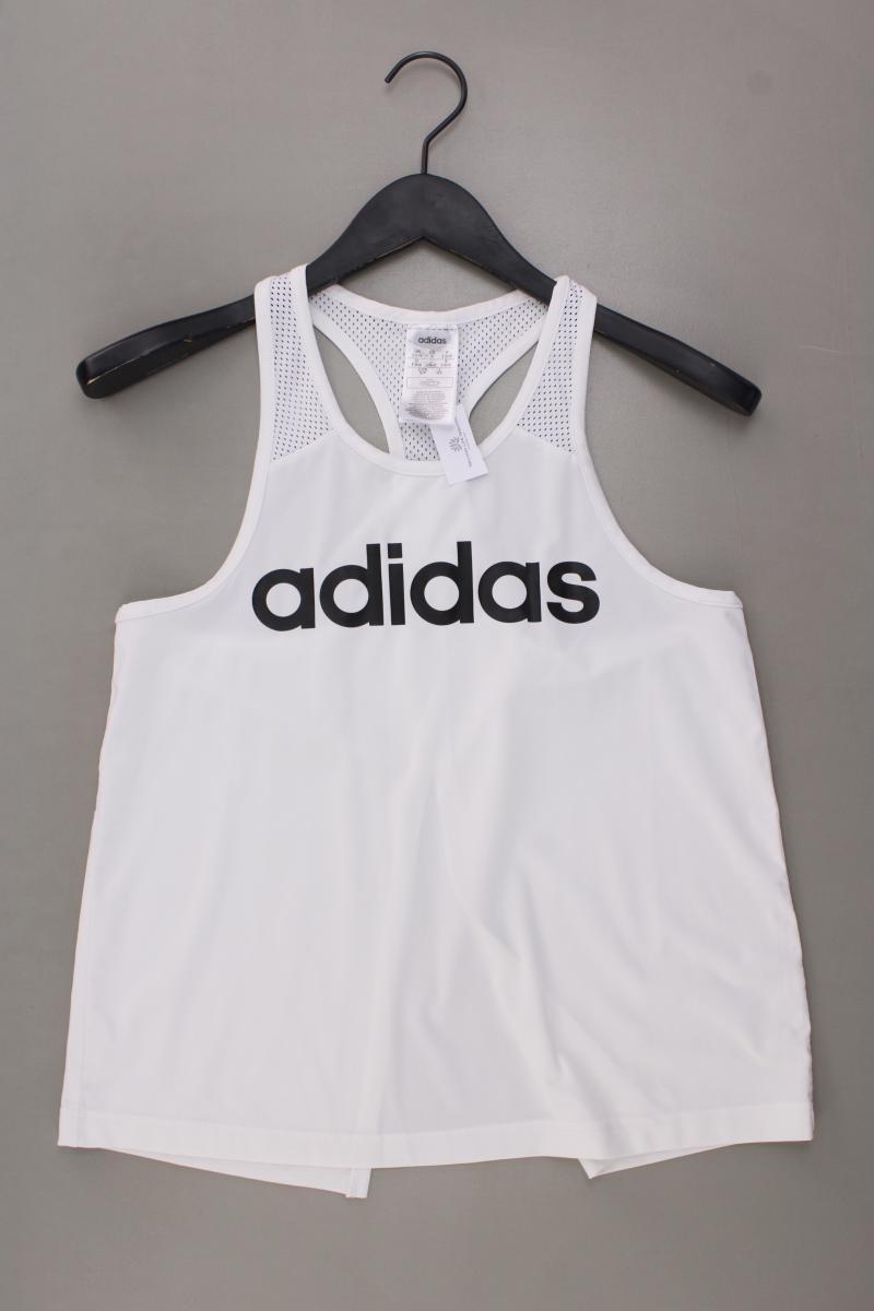 Adidas Sporttop Gr. 34/36 weiß aus Polyester