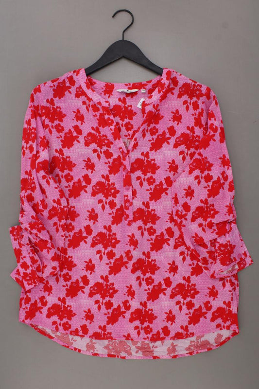 Tom Tailor Oversize-Bluse Gr. 40 mit Blumenmuster neuwertig 3/4 Ärmel pink