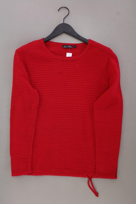 Lisa Tossa Feinstrickpullover Gr. M rot aus Baumwolle