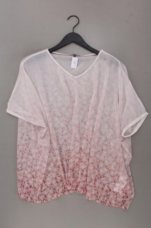Street One Kurzarmbluse Gr. 36 mit Blumenmuster rosa aus Polyester