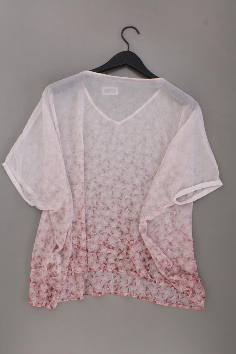 Street One Kurzarmbluse Gr. 36 mit Blumenmuster rosa aus Polyester