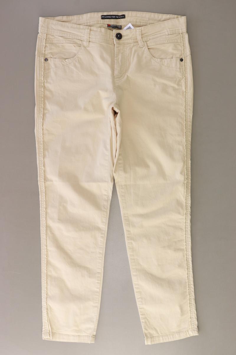 Street One Hose Gr. 38 creme aus Baumwolle