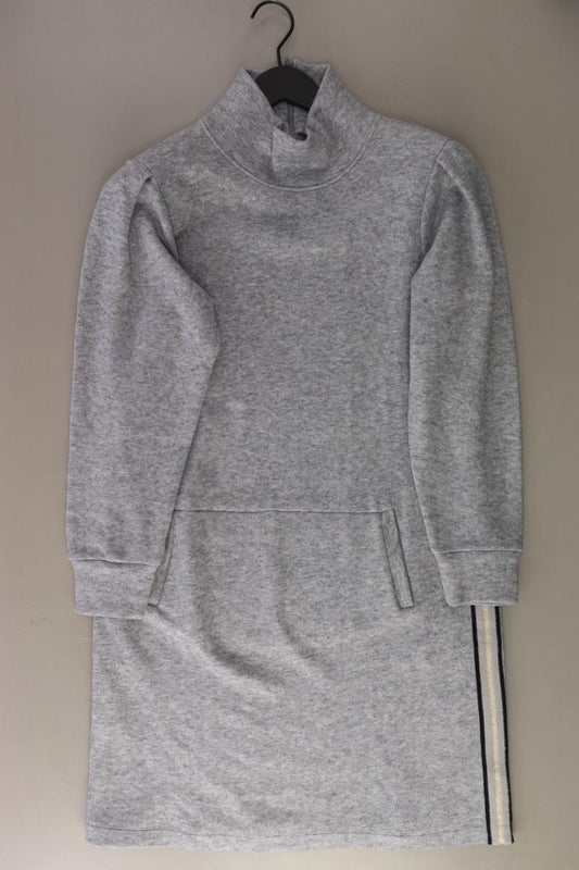 SANI BLU Langarmkleid Gr. 36 grau aus Viskose