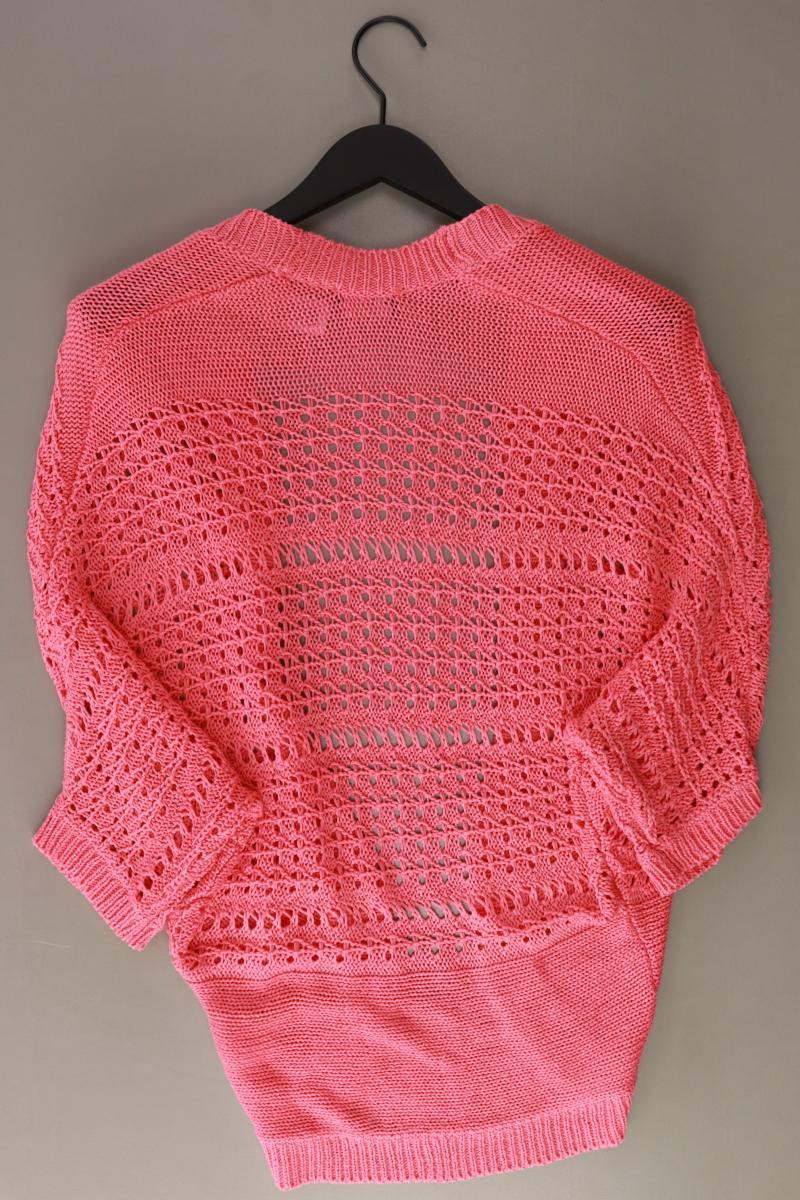 Laura Scott Strickjacke Gr. 32/34 3/4 Ärmel pink aus Polyacryl