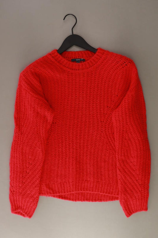 Esprit Grobstrickpullover Gr. M rot aus Polyamid