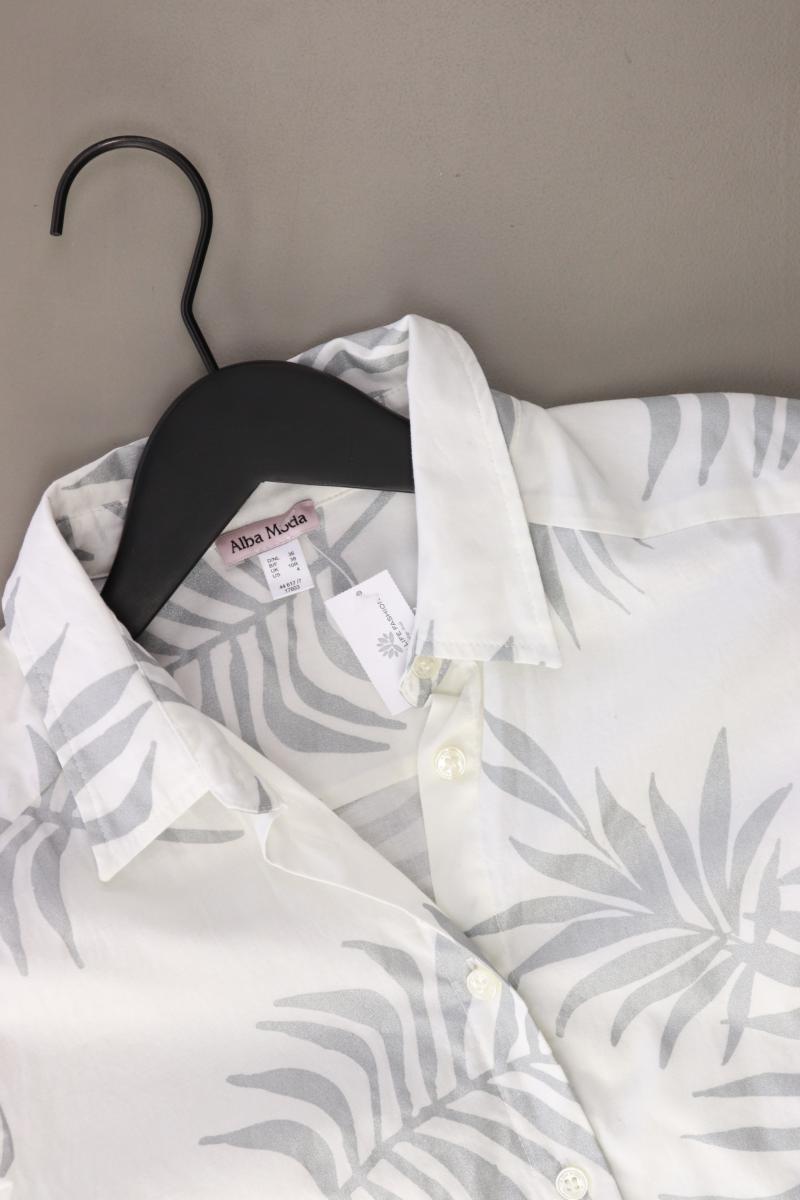 Alba Moda Langarmbluse Gr. 36 weiß aus Baumwolle