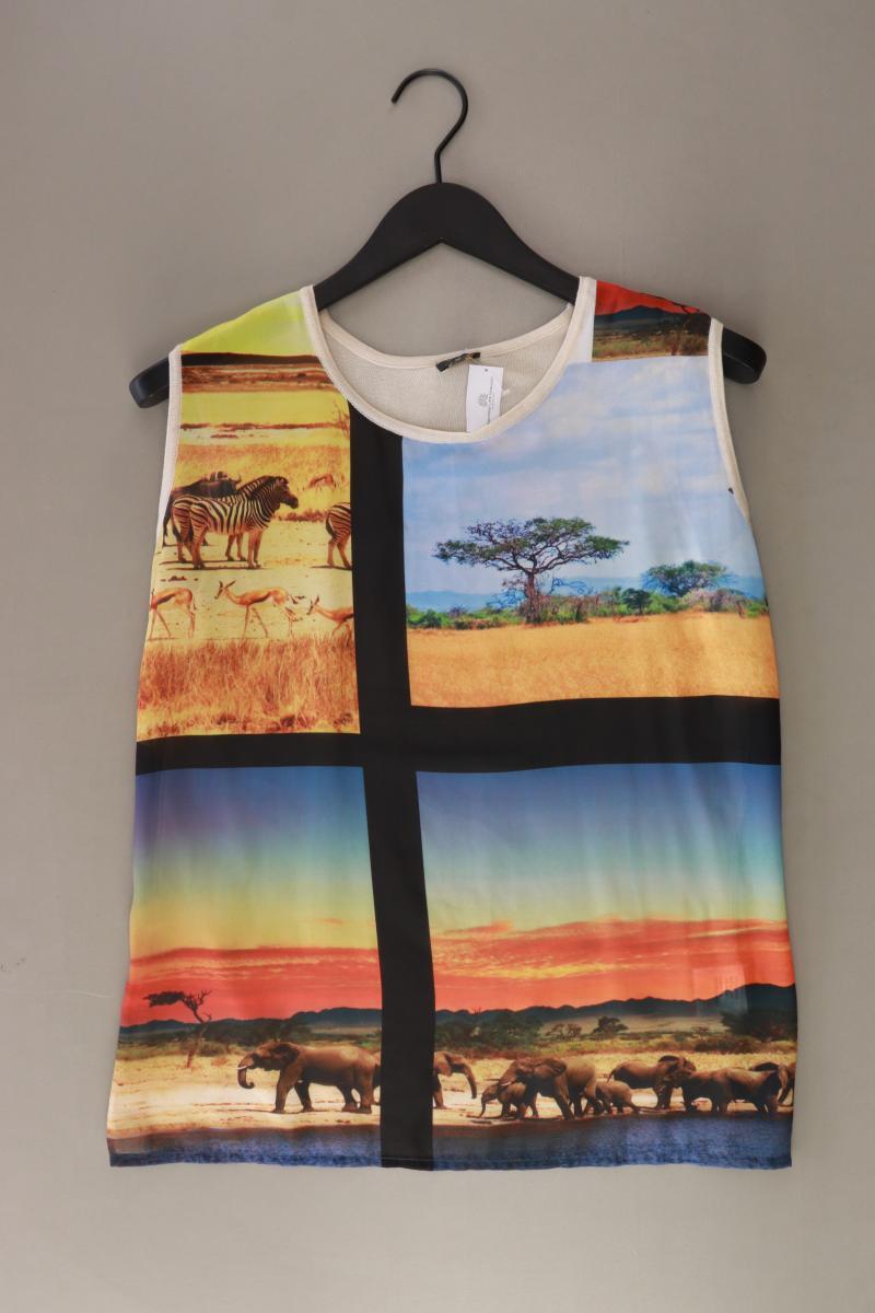 VA Milano Ärmellose Bluse Gr. 42 creme aus Viskose