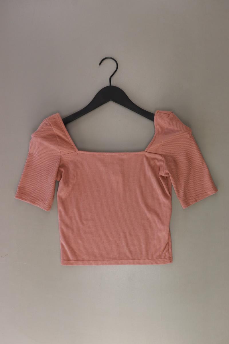 Even & Odd Cropped Shirt Gr. M Kurzarm braun aus Polyester