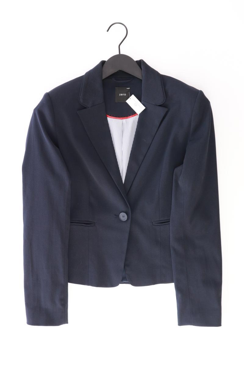 Zero Regular Blazer Gr. 36 blau aus Polyester