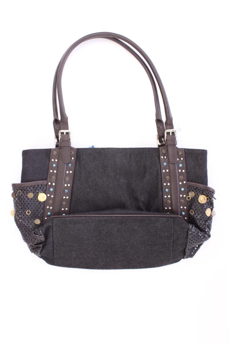 Tosca Blu Henkeltasche neuwertig grau aus Baumwolle