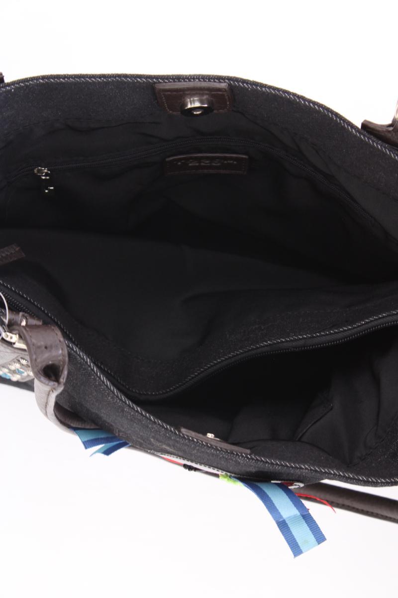 Tosca Blu Henkeltasche neuwertig grau aus Baumwolle