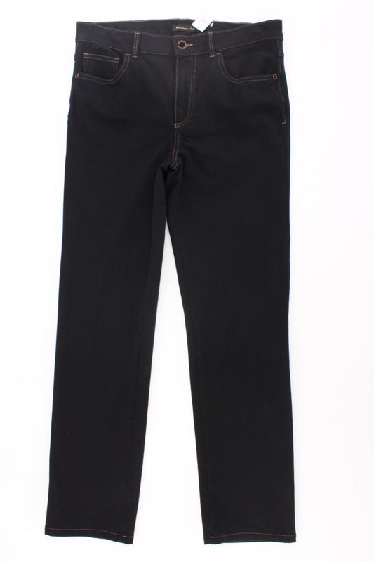Massimo Dutti Straight Jeans Gr. 40 schwarz aus Baumwolle