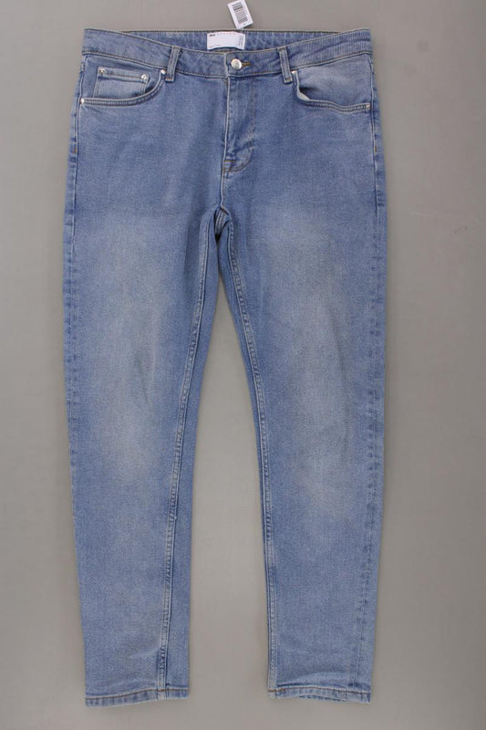 Asos Straight Jeans für Herren Gr. W32/L30 blau aus Baumwolle