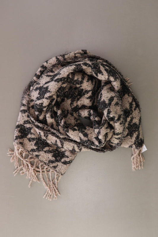 Schal hahnentritt creme