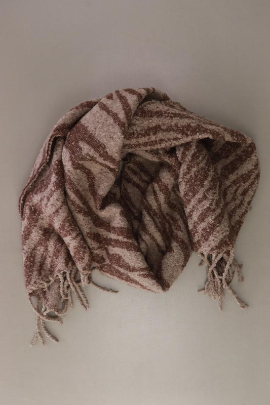 Pieces Schal braun aus Polyester