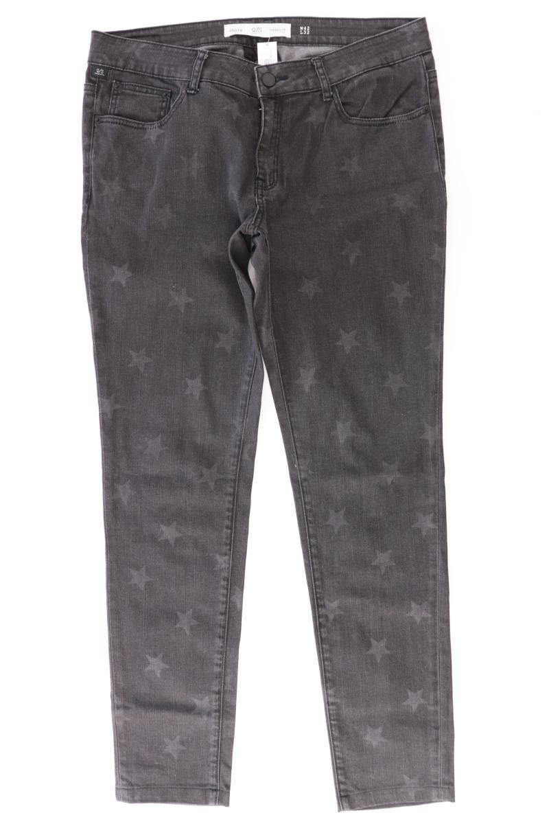 QS by s.Oliver Straight Jeans Gr. 42/L32 schwarz aus Baumwolle