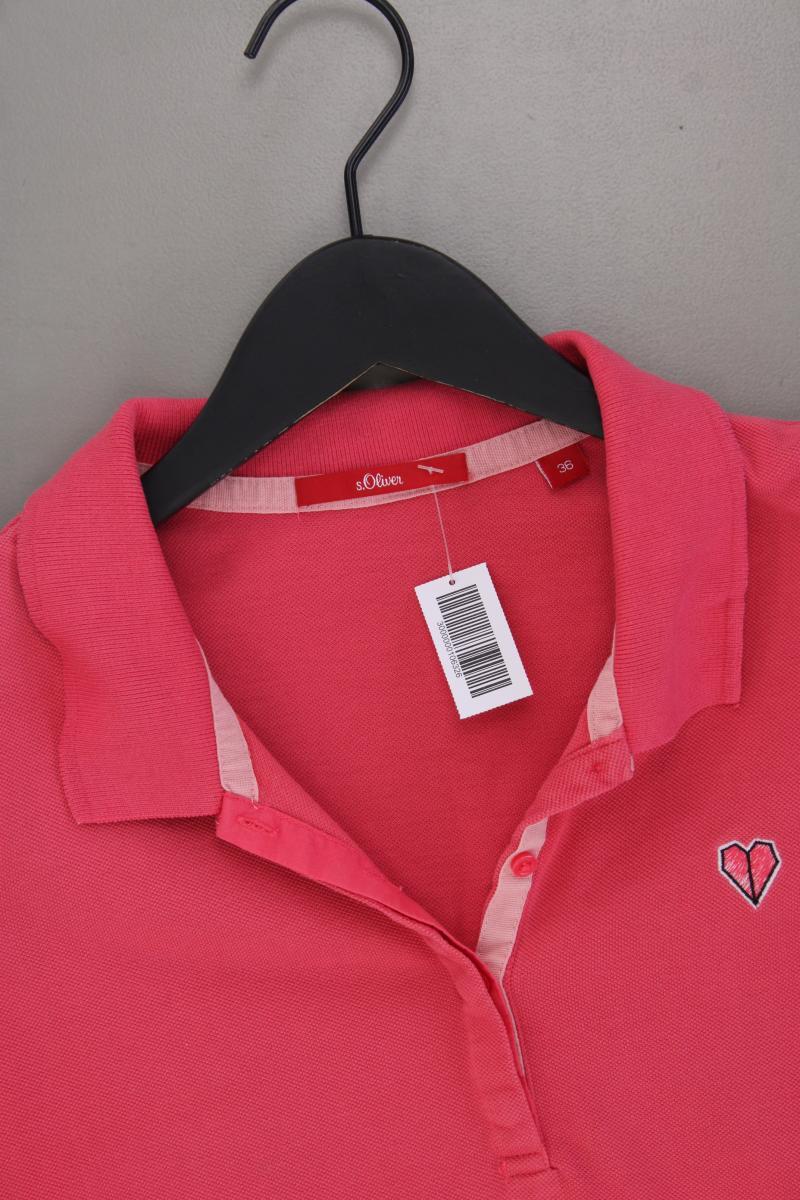 s.Oliver Poloshirt Gr. 36 neuwertig Kurzarm pink aus Baumwolle