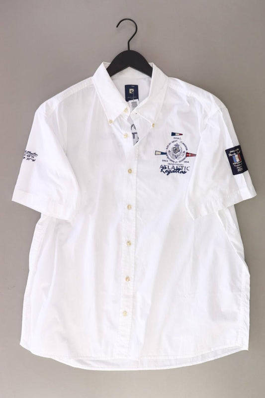 Pierre Cardin Kurzarmhemd für Herren Gr. XL weiß aus Baumwolle