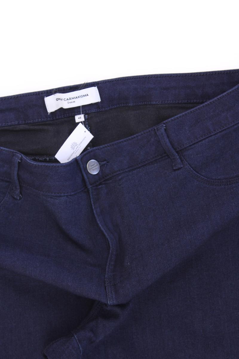 Only Carmakoma Skinny Jeans Gr. 48 blau