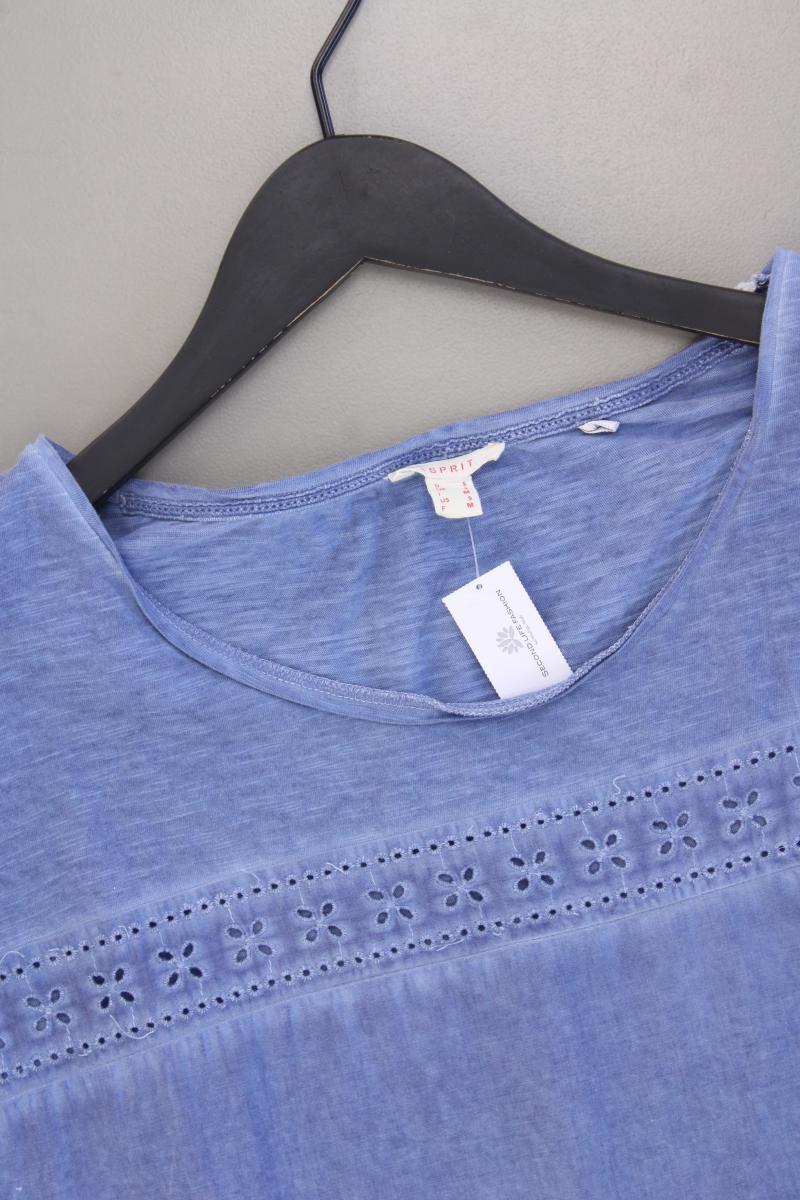 Esprit T-Shirt Gr. S Kurzarm blau