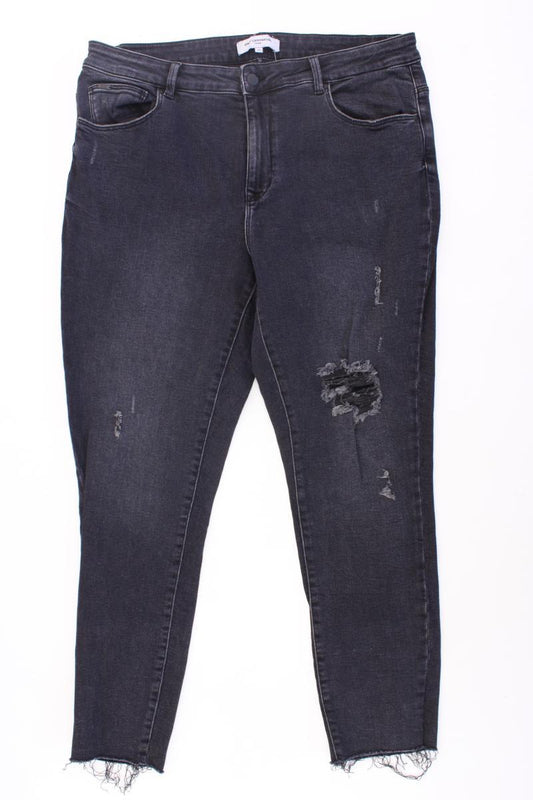 Only Carmakoma Skinny Jeans Gr. 48 grau