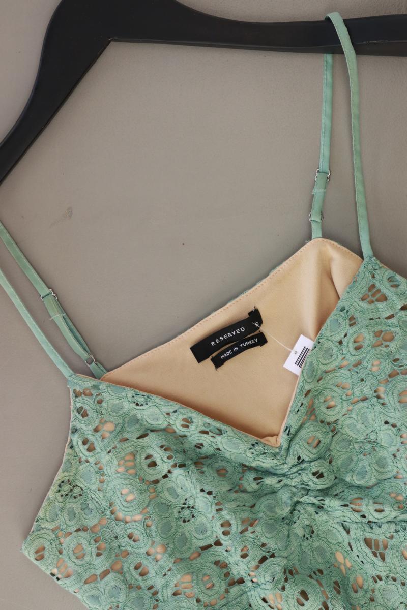 Reserved Spitzenkleid Gr. S Träger türkis aus Polyamid