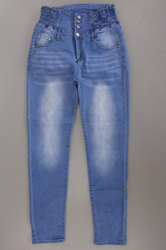 Bershka Skinny Jeans Gr. L blau
