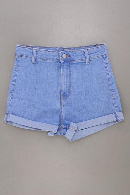 Bershka Jeansshorts Gr. 34 blau aus Baumwolle