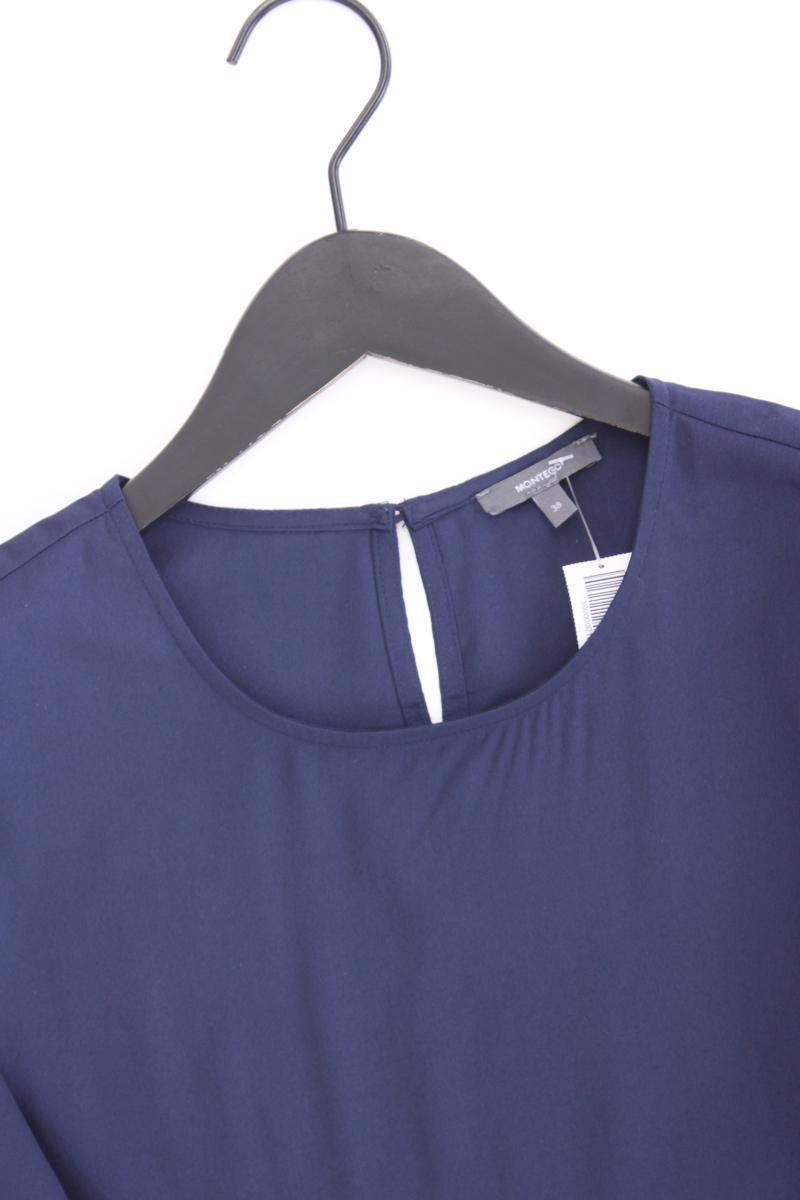 Montego Classic Bluse Gr. 38 3/4 Ärmel blau