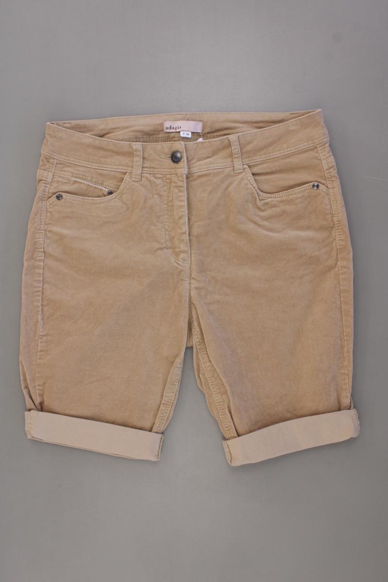 Adagio Shorts Gr. 38 braun aus Baumwolle