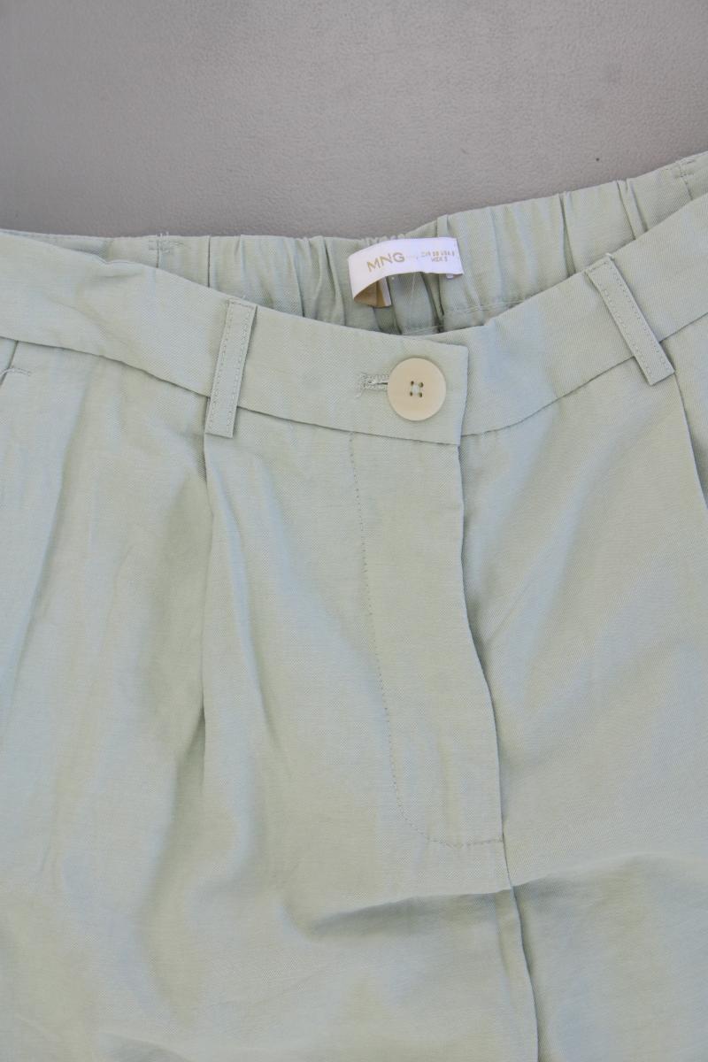 Mango Stoffhose Gr. 38 grün aus Viskose