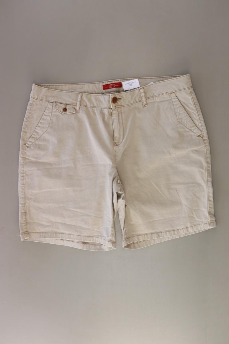 s.Oliver Chino Shorts Gr. 44 creme aus Baumwolle