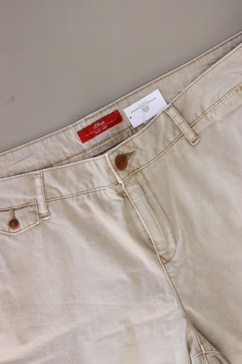 s.Oliver Chino Shorts Gr. 44 creme aus Baumwolle