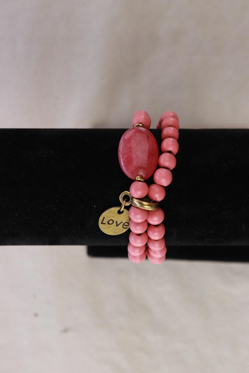 Armband pink