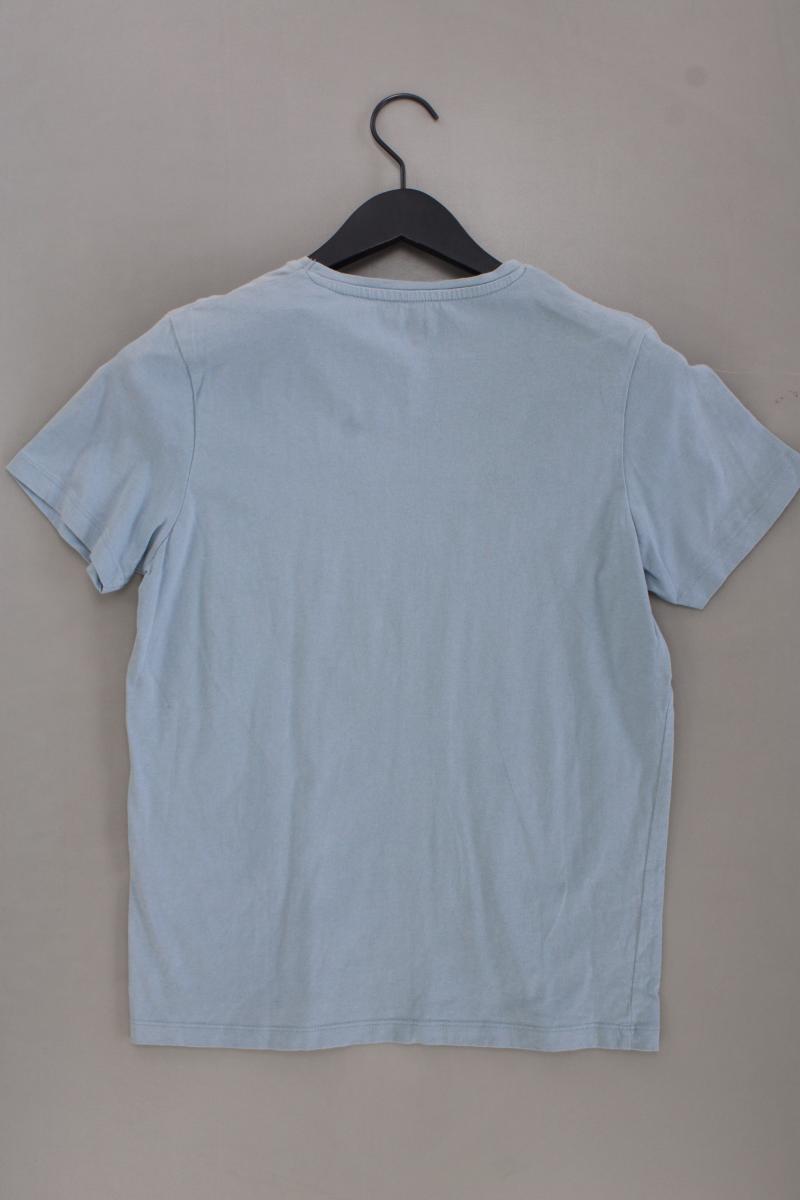 Jack & Jones Printshirt für Herren Gr. S Kurzarm blau