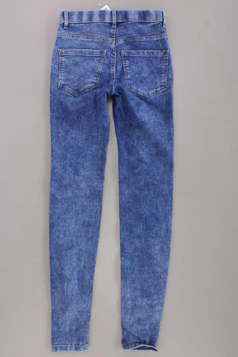 Pull&Bear Skinny Jeans Gr. 32 blau