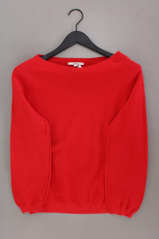 Esprit Feinstrickpullover Gr. XS rot aus Baumwolle