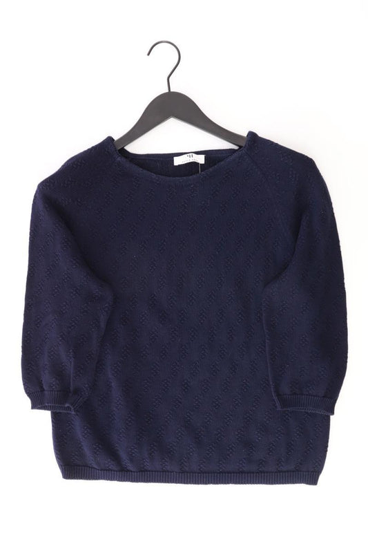 Peter Hahn Feinstrickpullover Gr. 38 blau